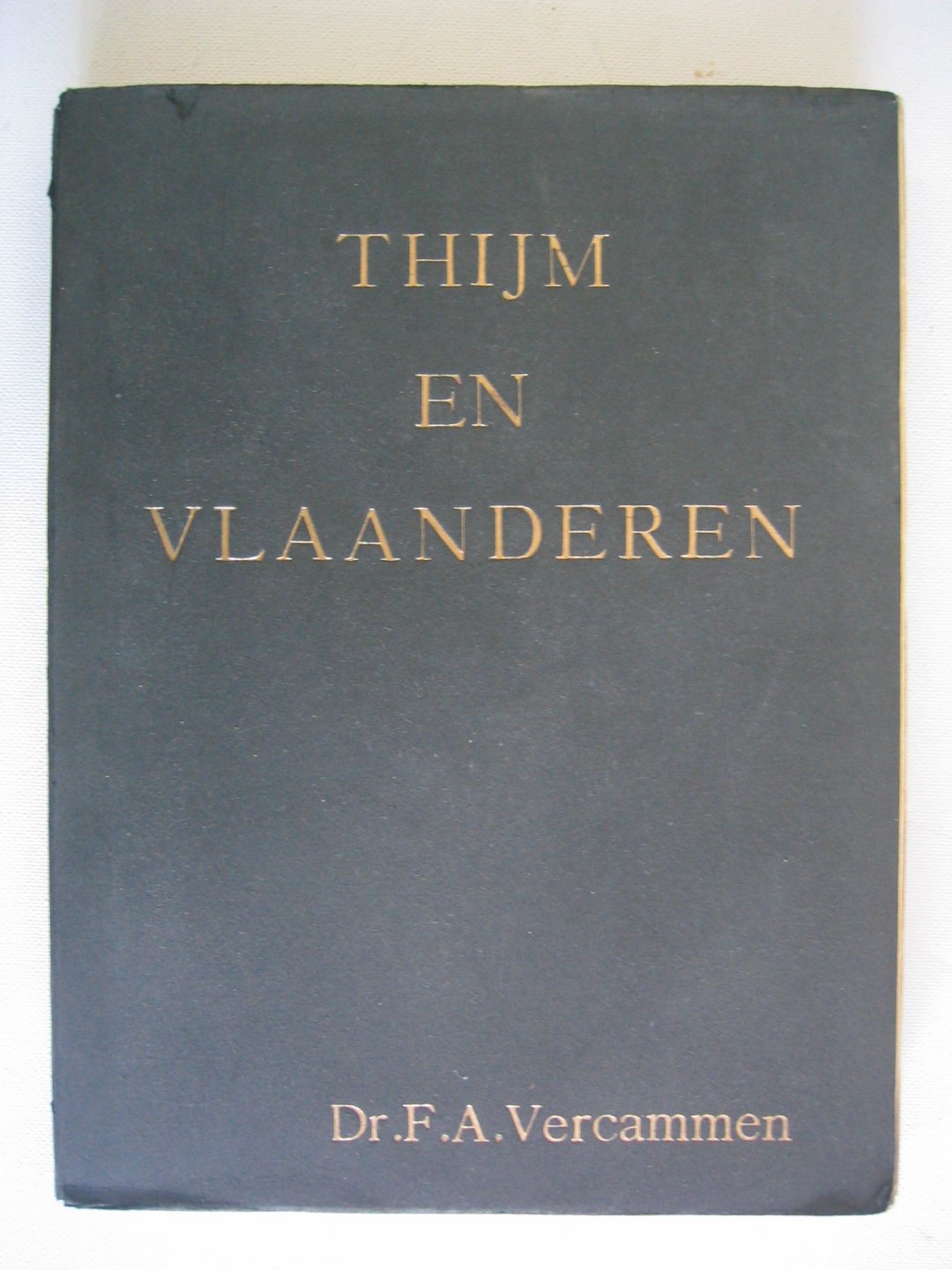 Vercammen, Dr. F.A. - Thijm en Vlaanderen