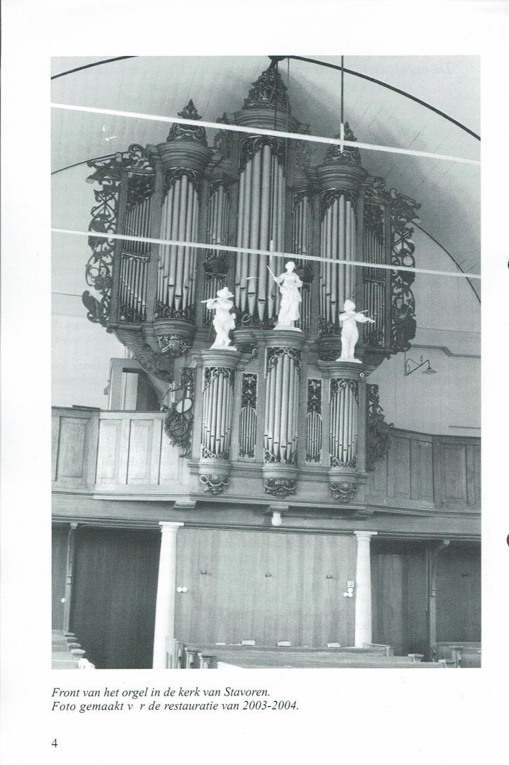 JONGEPIER, Jan - De orgelgeschiedenis van de voormalige Hervormde Kerk te Stavoren