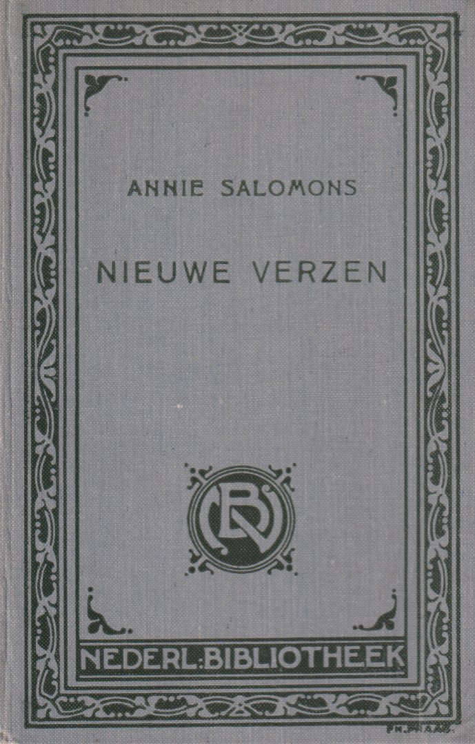 Salomons, Annie - Nieuwe verzen