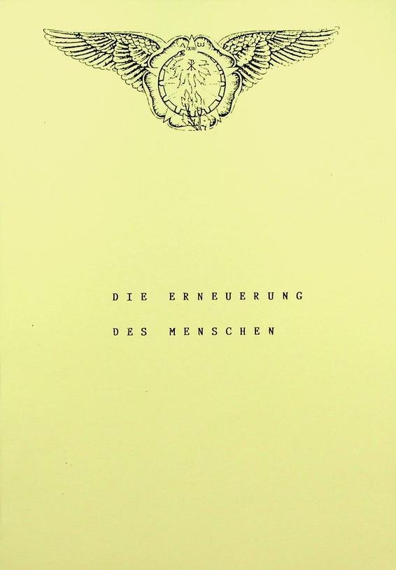  - Die Erneuerung des Menschen. Bruderschaftstagung Herdecke (bei Hagen) 2008
