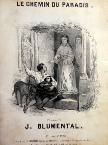 Blumenthal, Jacques: - Le chemin du paradis. [chant & piano]