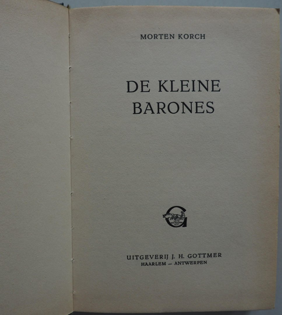Korch Morten, vert. Nolle Oomkens S T van der - De kleine Barones