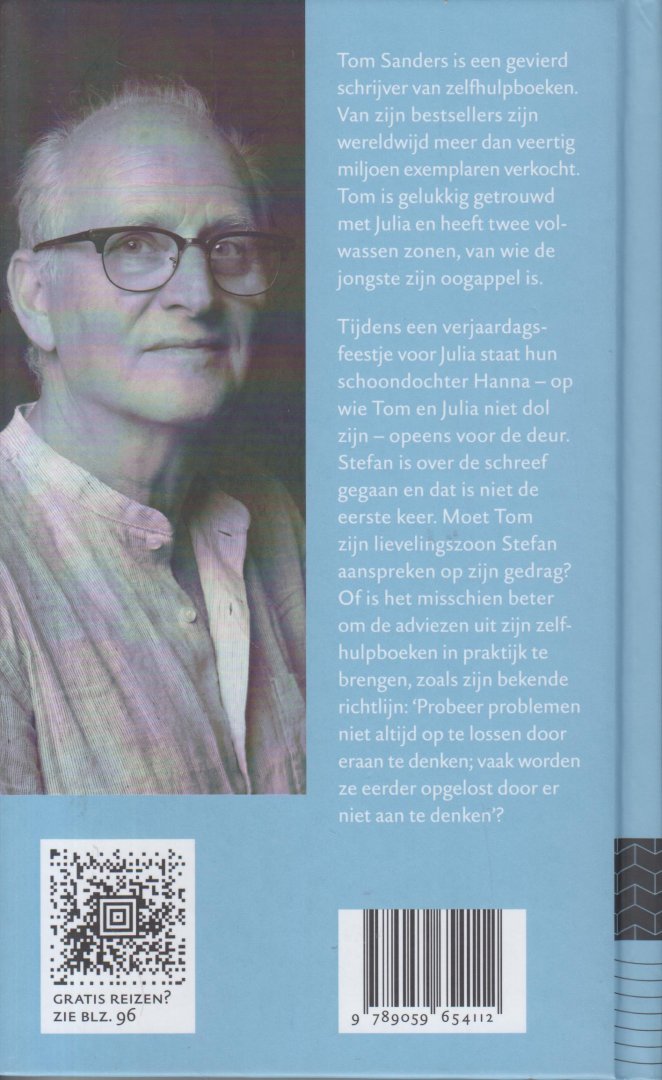 Koch (Arnhem, 5 september 1953), Herman - Makkelijk leven - Tom Sanders is een gevierd schrijver van zelfhulpboeken. Tom is gelukkig getrouwd met Julia en heeft twee volwassen zonen, van wie de jongste zijn oogappel is.