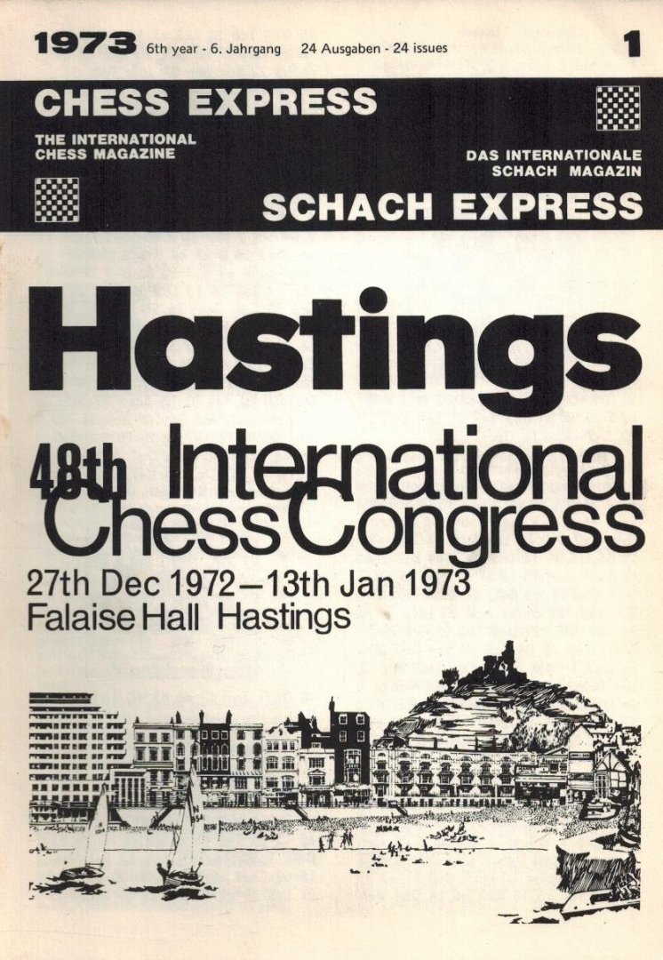 Walter Kunhle-Woods - Chess Express - Schach Express 1973 -Issues 1/2/3/4/5/6/7/8/9