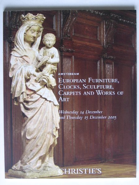Catalogus Christie's - European Furniture, Clocks, Sculpture, Carpets and Works of Art