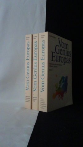 Hahn, Herbert, - Vom Genius Europas.