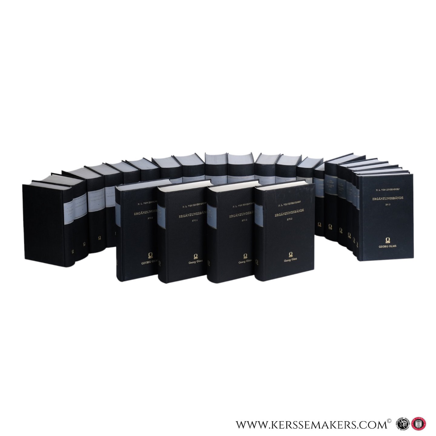Zinzendorf, Nikolaus Ludwig von / Beyreuther, Erich / Meyer, Gerhard / Meyer, Matthias / Zimmerling, Peter - Ergänzungsbände zu den Hauptschriften. Herausgegeben und mit Einleitungen und Vorworten versehen von Erich Beyreuther, Gerhard Meyer, Matthias Meyer und Peter Zimmerling [complete, 16 works in 23 volumes].