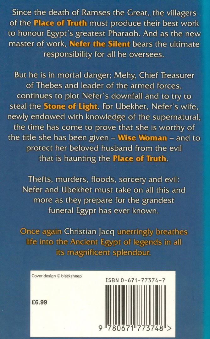 Jacq, Christian - The Wise Woman; Volume 2 of the series The Stone of Light