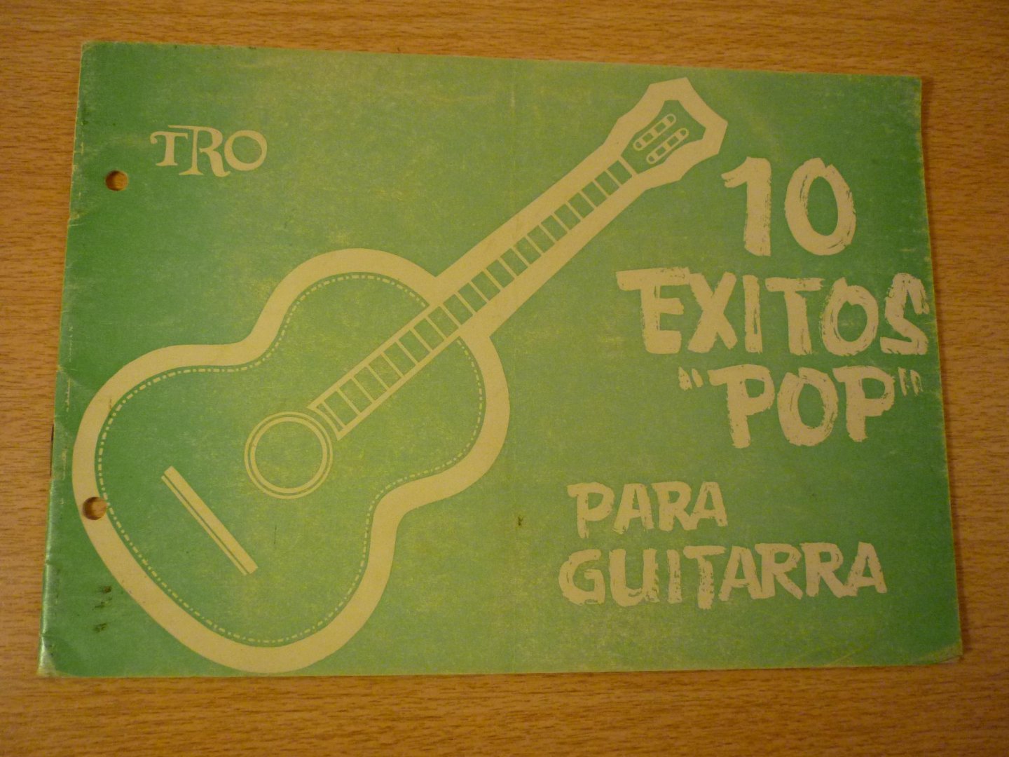 Diverse componisten - 10 exitos "pop"; para guitarra (met songteksten)