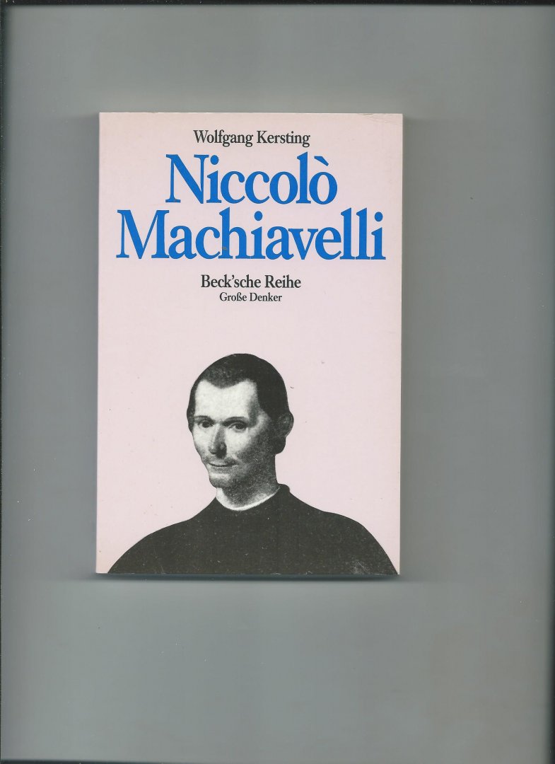 Kersting, Wolfgang - Niccolò Machiavelli