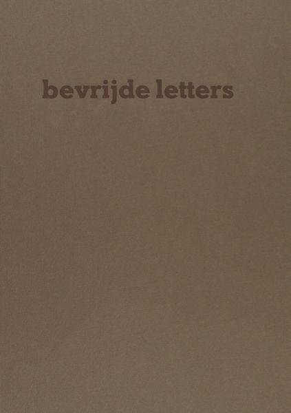 Sandberg, Willem. - Bevrijde letters.