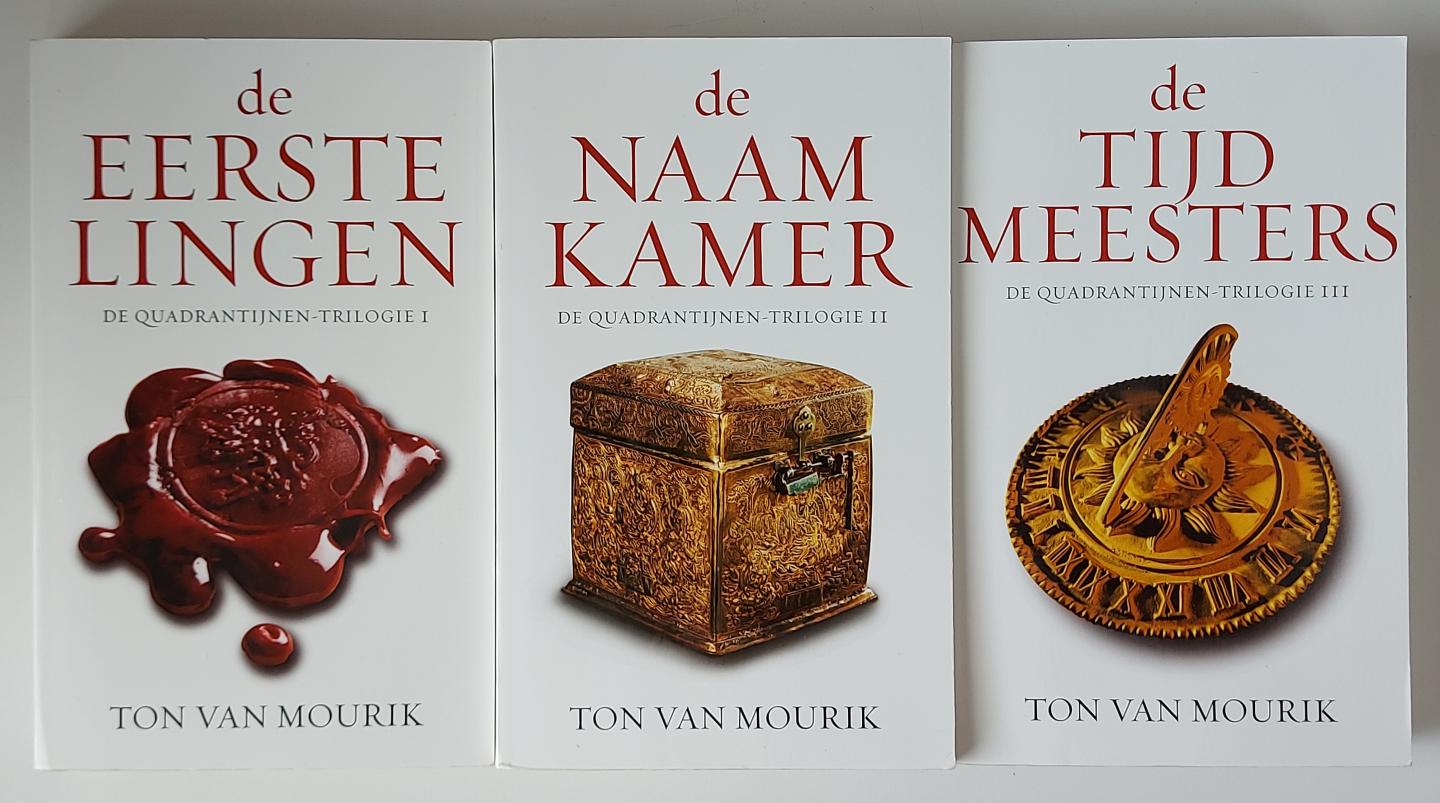 Mourik, Ton van - De Quadrantijnen-Trilogie SET 3 delen: Eerstelingen + Naamkamer + Tijdmeesters