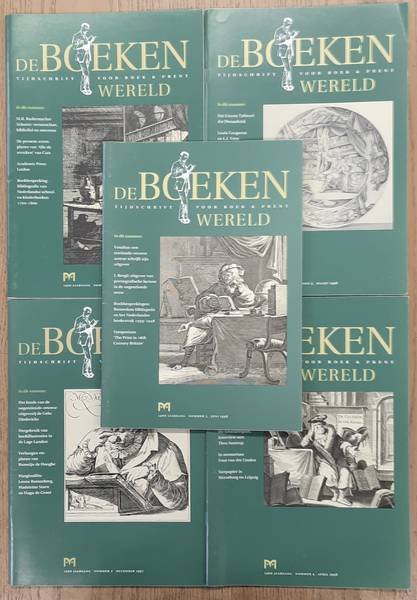 BOEKENWERELD, DE. - De Boekenwereld. Tijdschrift voor boek en prent. Veertiende jaargang, 1997 - 1998. Compleet: Vijf nummers.