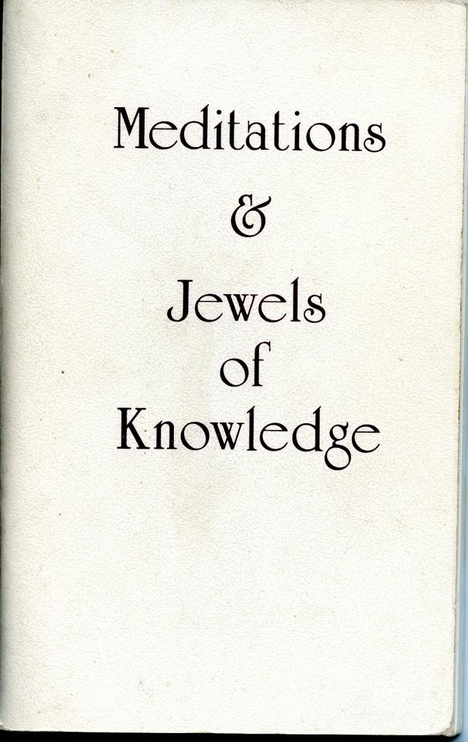  - Meditations - Jewels of Knowledge