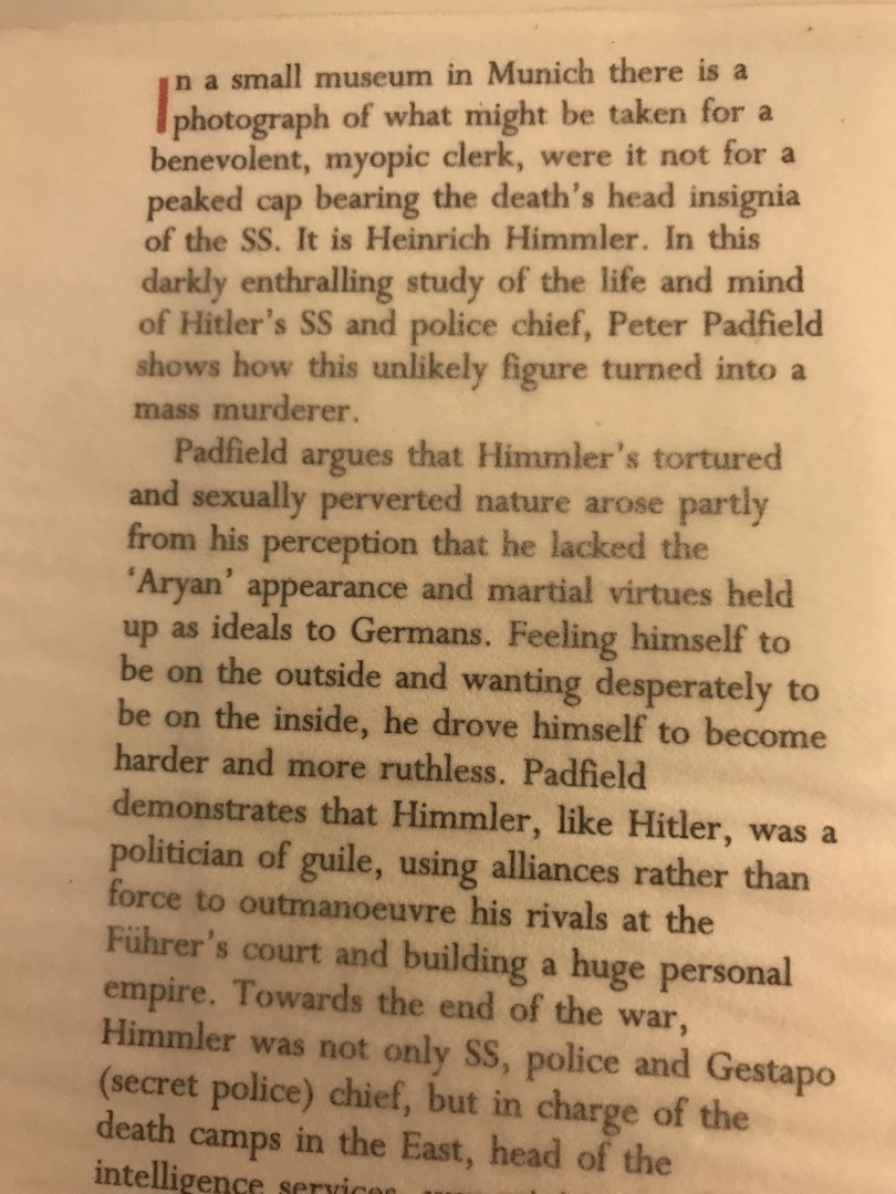 padfield, peter - Himmler, reichsfuhrer SS