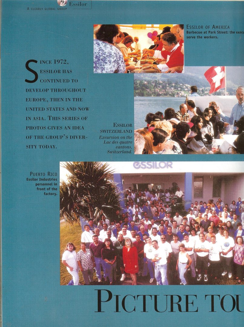 Mark Sipkema Directeur - Essilor  1972 - 1997   Seeing  the world  Better  .. De wereld beter zien