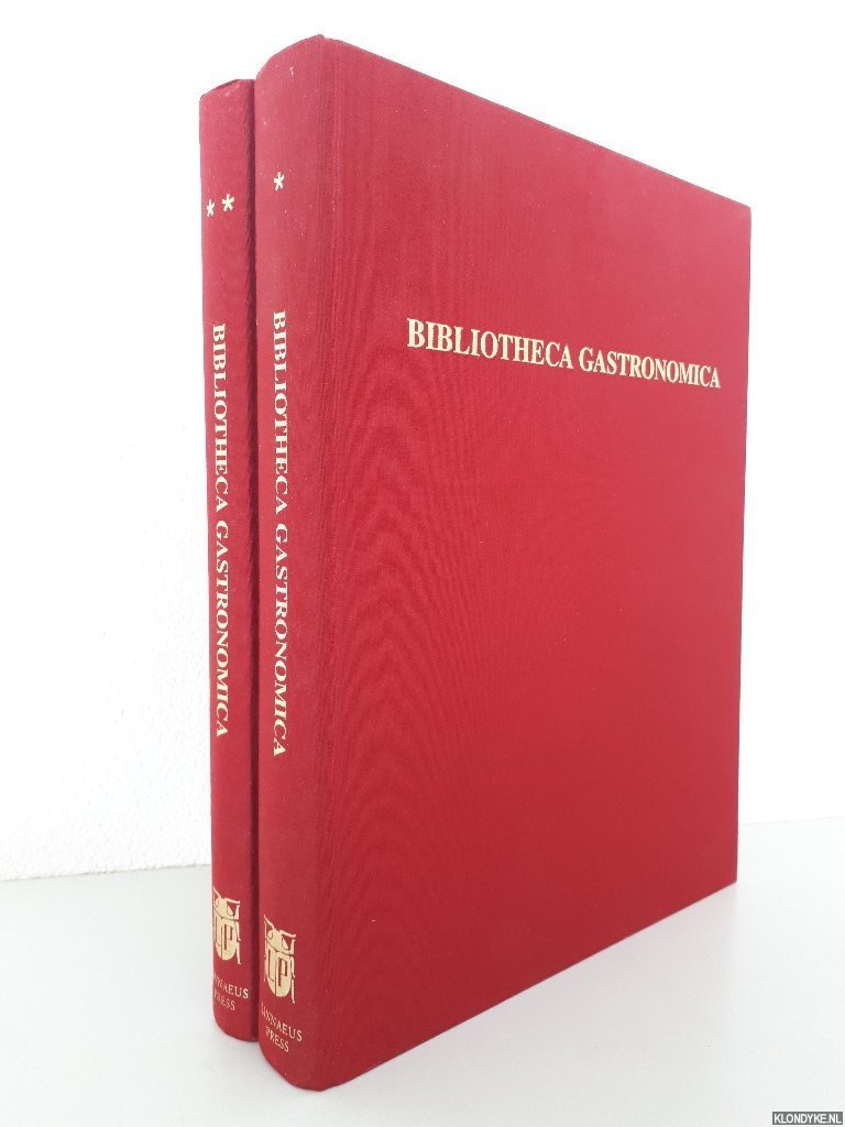 Witteveen, J. & B. Cuperus - Bibliotheca Gastronomica. Eten en drinken in Nederland en België 1474-1960 (2 delen)