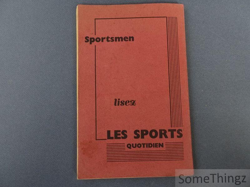 Paul Beving et Albert van Laethem. - Le Cyclisme. 5me supplément (1939-1940).