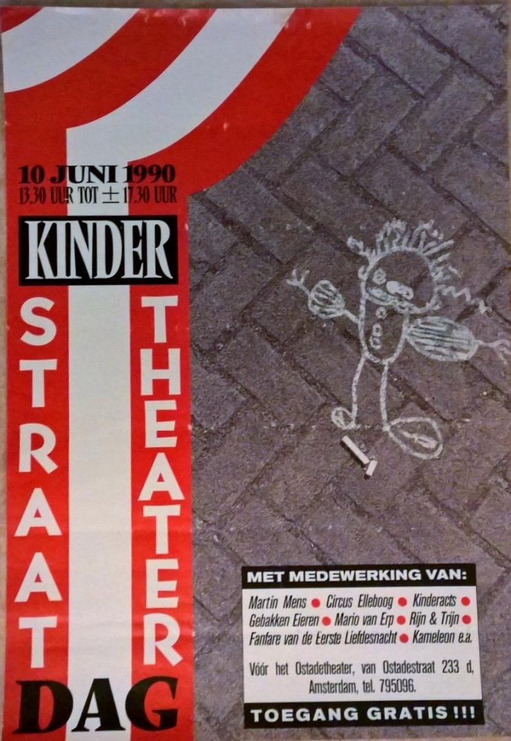 Onbekend - Kinderstraattheaterdag 10 juni 1990