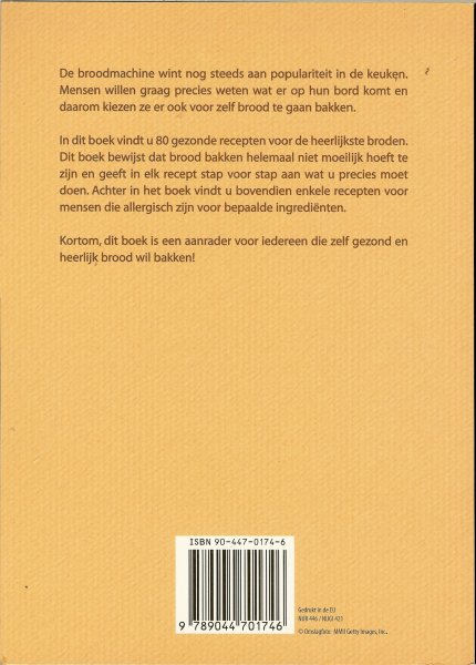 Goossens, Eric met Illustraties van An Chen - Bakken met de broodmachine. Gezond, eenvoudig en lekker .. Van roggebrood , notenbrood en abdijbrood tot de lekkerste koffiekoeken