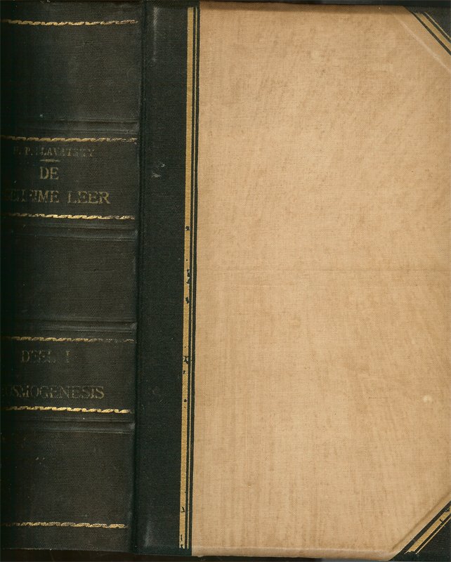 Blavatsky, H.P. en A.Terwiel - De geheime leer Deel 1 Cosmogenesis 1907