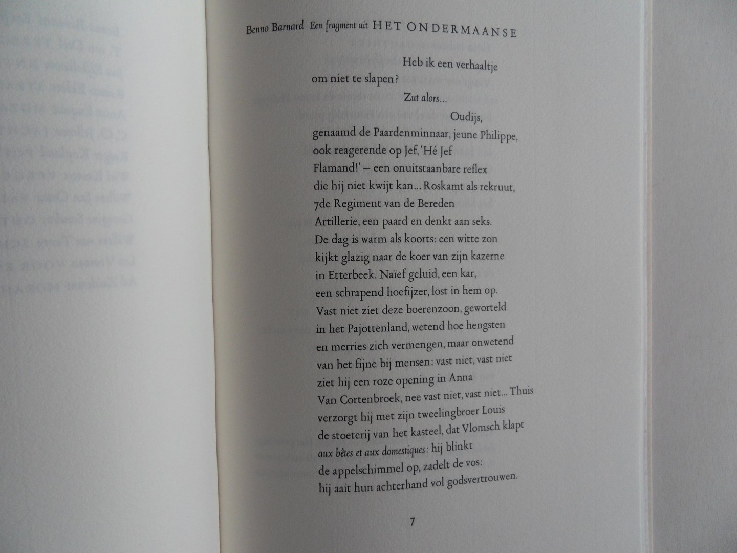 Barnard, Benno; Jellema, C.O.; Enquist, Anna; Vroman, Leo; e.a. - Dertien gedichten voor Eva Gerlach. [ Oplage 75 exemplaren ]. [ Met handgeschreven brief van de drukker ].