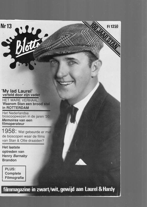  - Blotto, 13 t.g.v. 100 jaar Stan Laurel