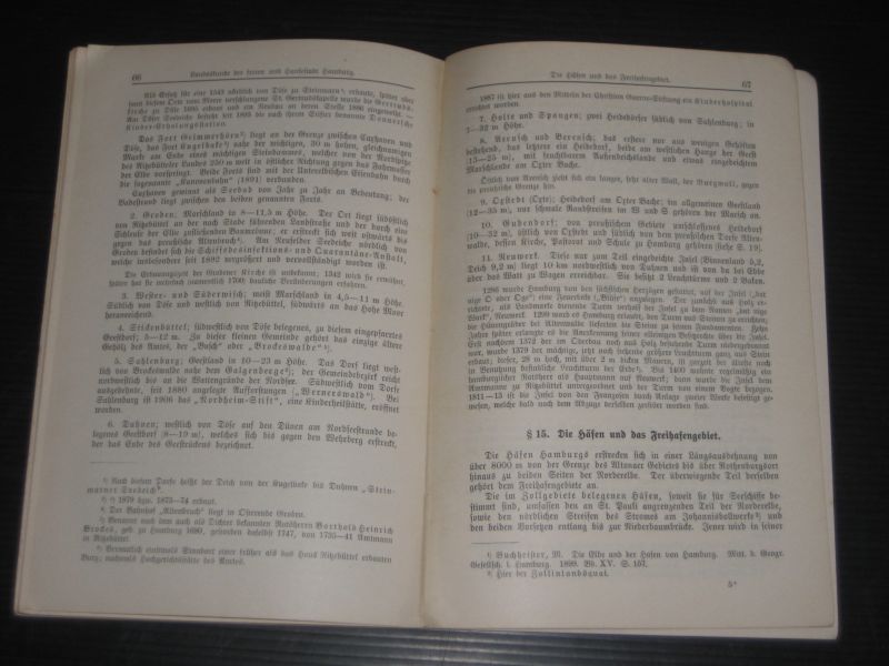 Dilling, Prof Dr.Gustav - Landeskunde der freien und Hansestadt Hamburg und ihres Gebietes