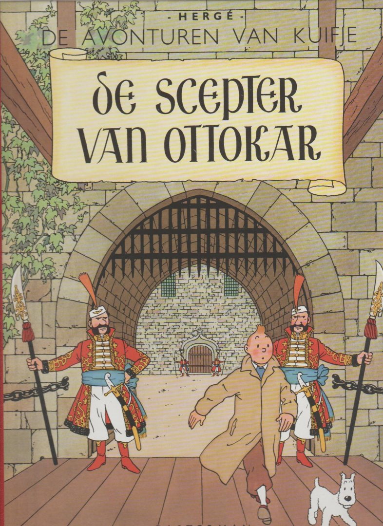 Hergé - Kuifje de scepter van Ottokar facsimile