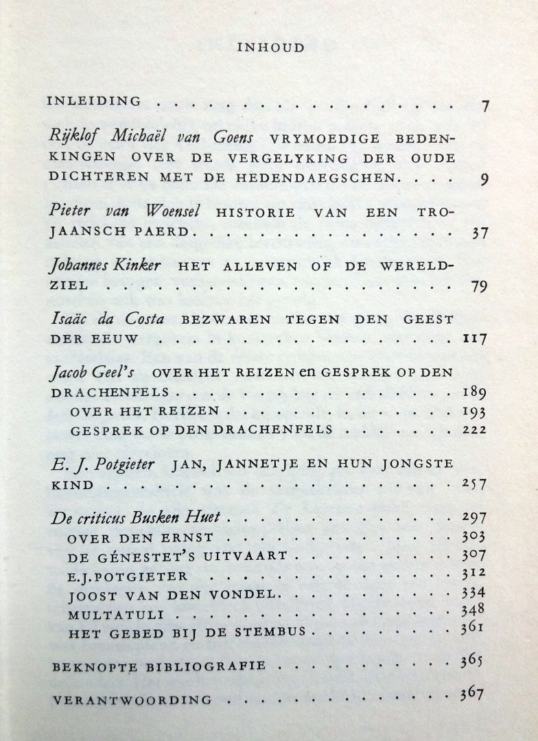 Spectrum - Spectrum van de Nederlandse Letterkunde - Deel 20 (Vrijmoedige bedenkingen - Een eeuw essays en beschouwingen 1766-1875)