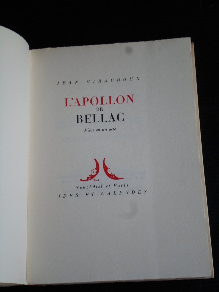 Giraudoux, Jean - L’Apollon de Bellac, Piece en un acte