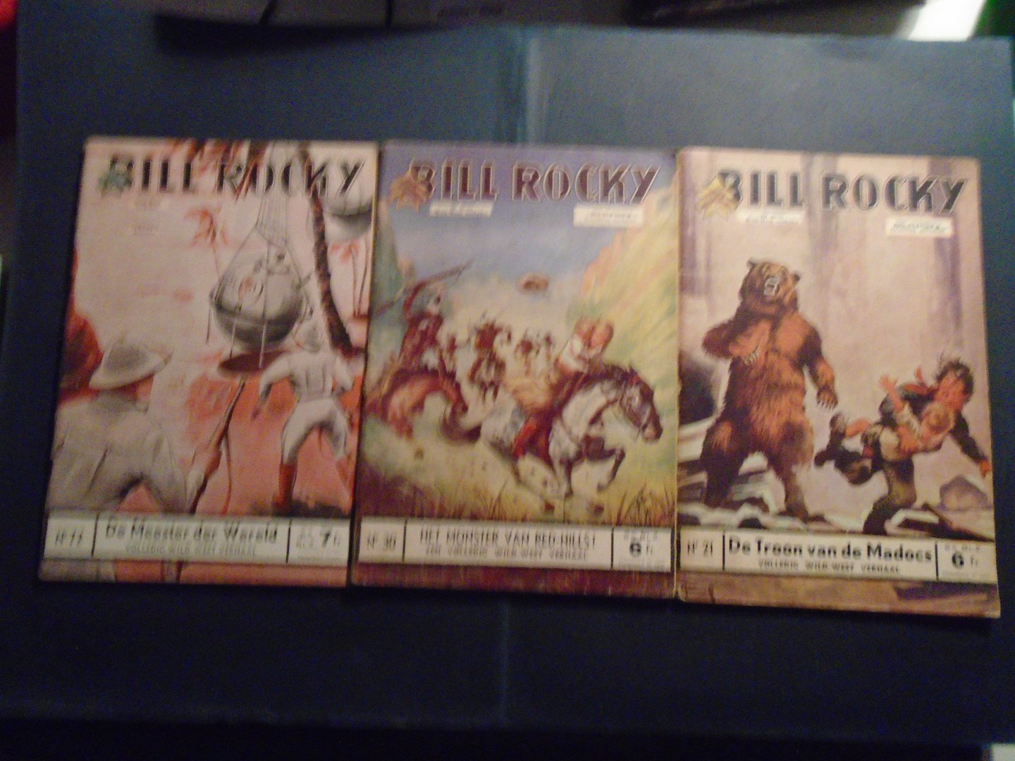 Reau, Joachim ( uit het Duits ) - Bill Rocky- Wild West avonturen. 3 boekjes