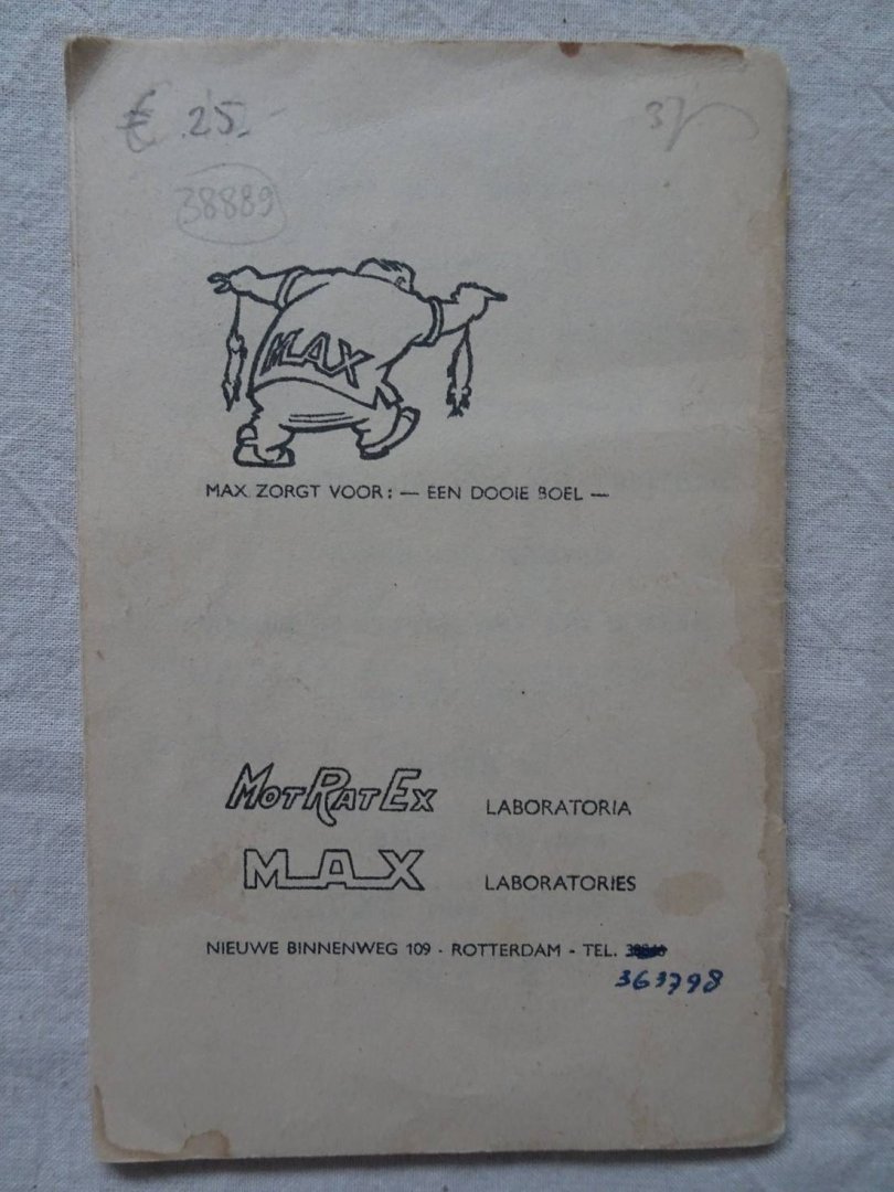 N.n.. - Dagboek van Ratje Toe. Max uitgave no. 5.