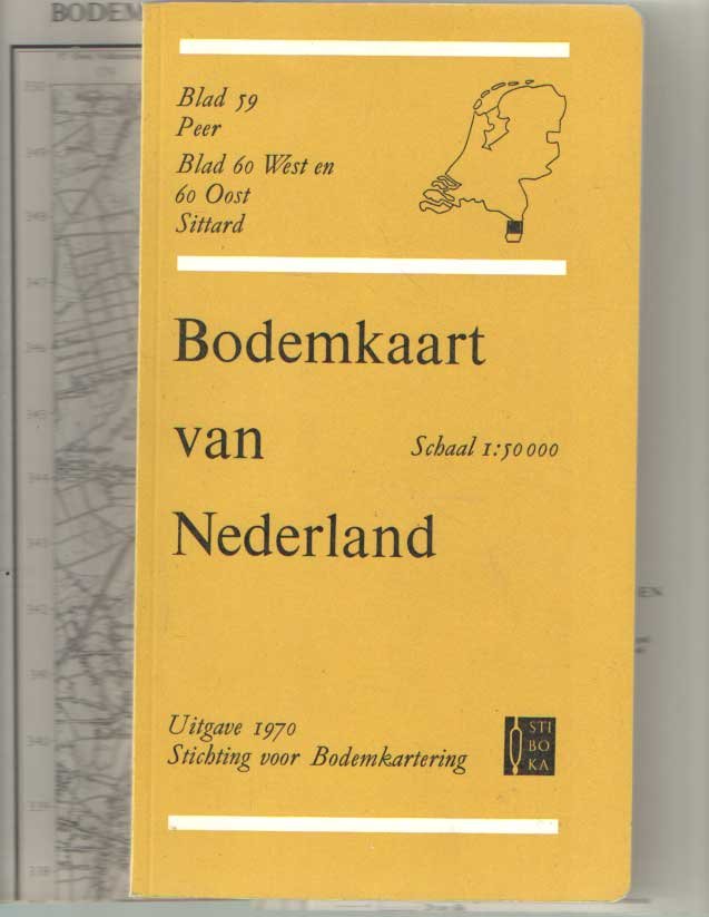  - Bodemkaart van Nederland. Schaal 1: 50.000. Blad 59. Peer. plus Blad 60 West en 60 Oost. Sittard