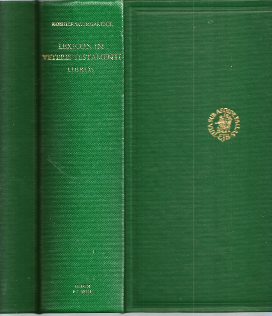 Koehler, Ludwig en Walter Baumgartner = editors - Lexicon in Veteris Testamenti Libros met separaat Supplementum