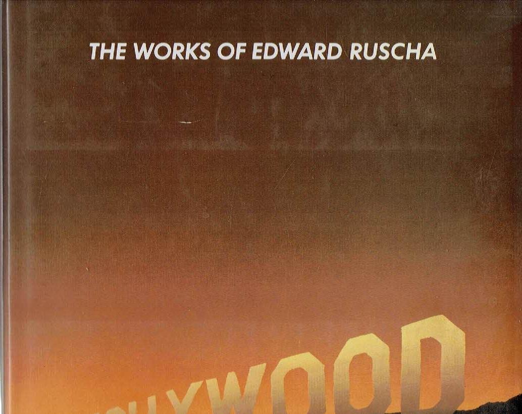 RUSCHA, Edward - The Works of Edward Ruscha - Essays by Dave Hickey and Peter Plagens. Introduction by Anne Livet with a Foreword by Henry T. Hopkins.