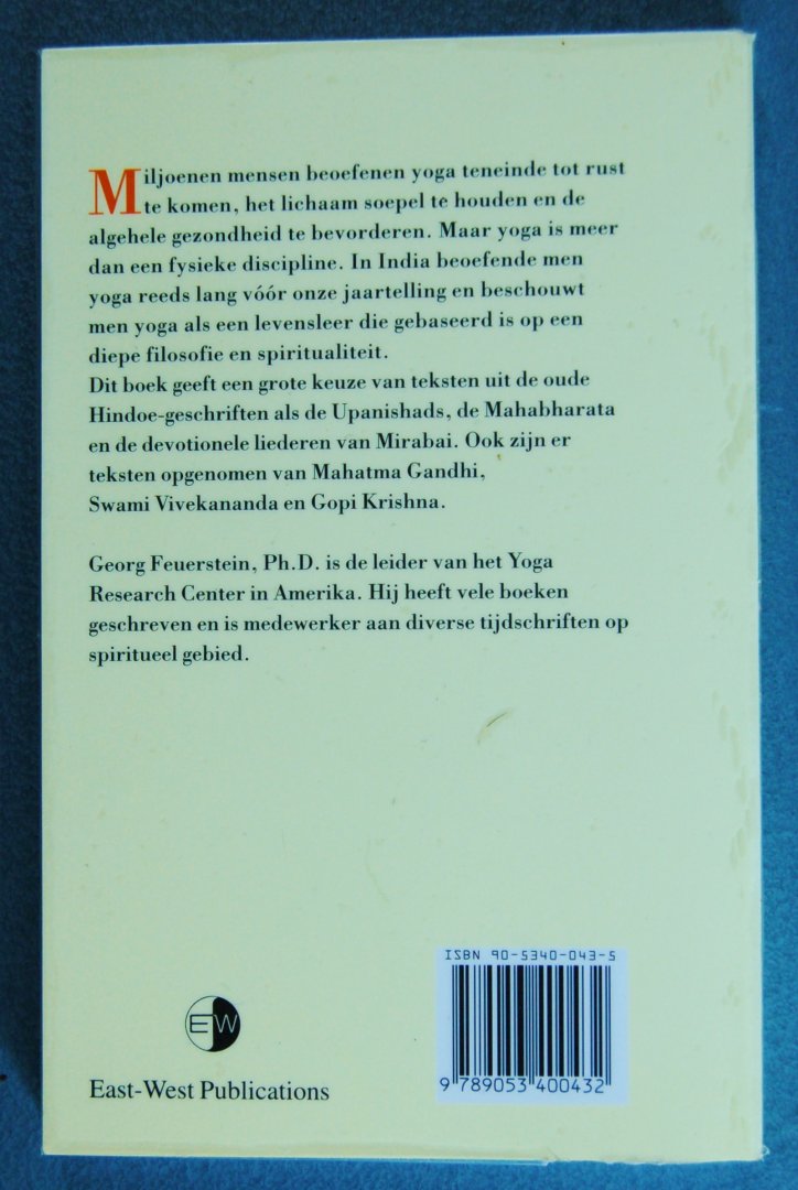 Feuerstein, Georg - Yogaleringen / Yoga Leringen