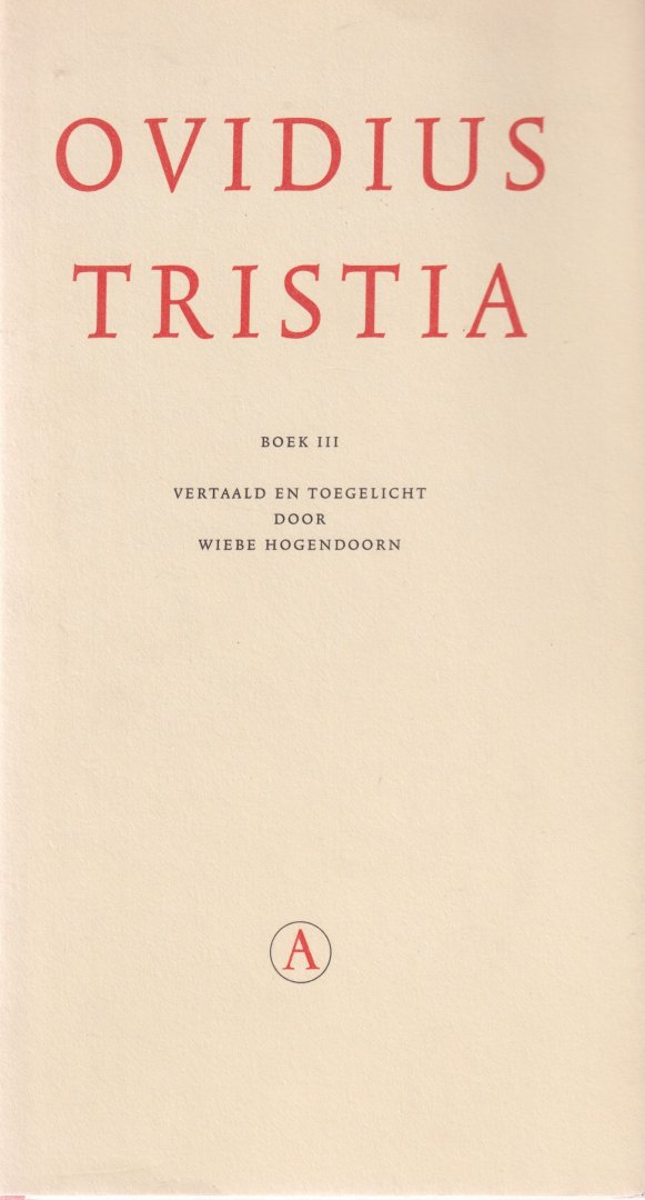  - Ovidius Tristia