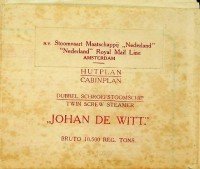 SMN - Hutplan/Cabinplan Johan de Witt