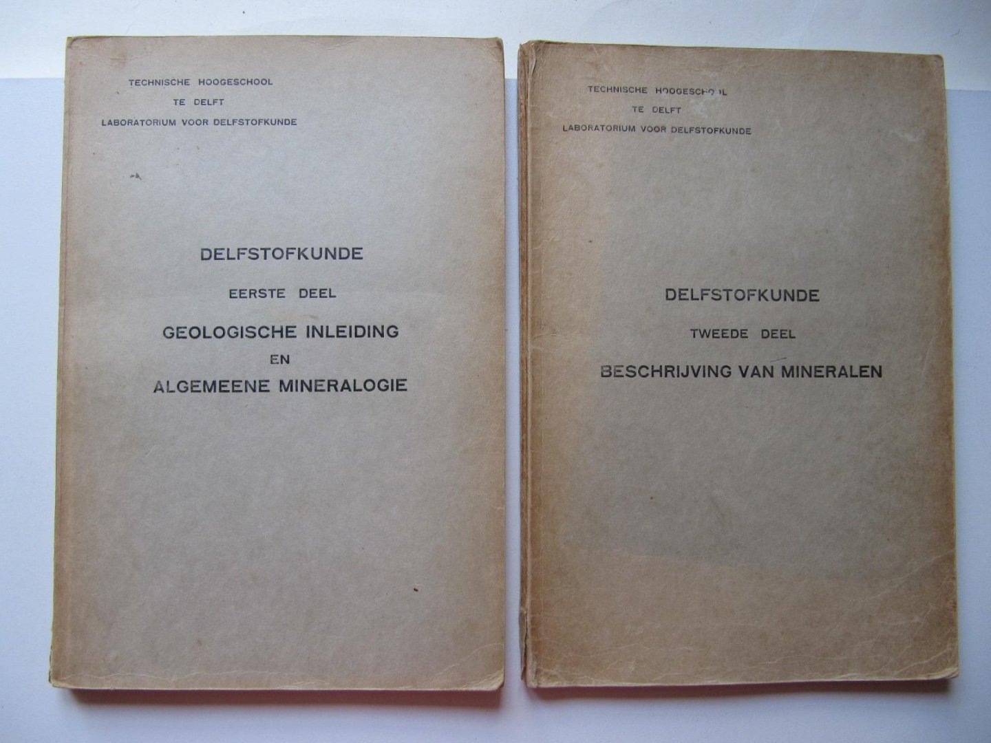 Redactie - Delfstofkunde Eerste + Tweede deel
