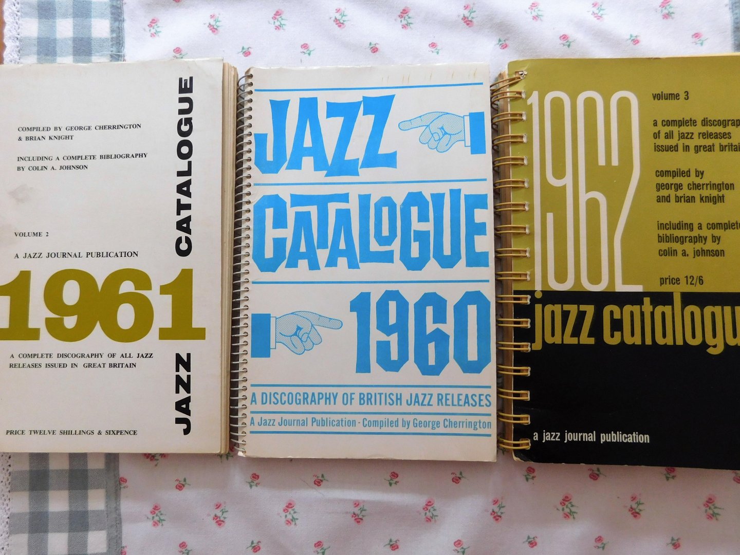 George Cherrington - JAZZ Catalogue    zes ringbandjes
