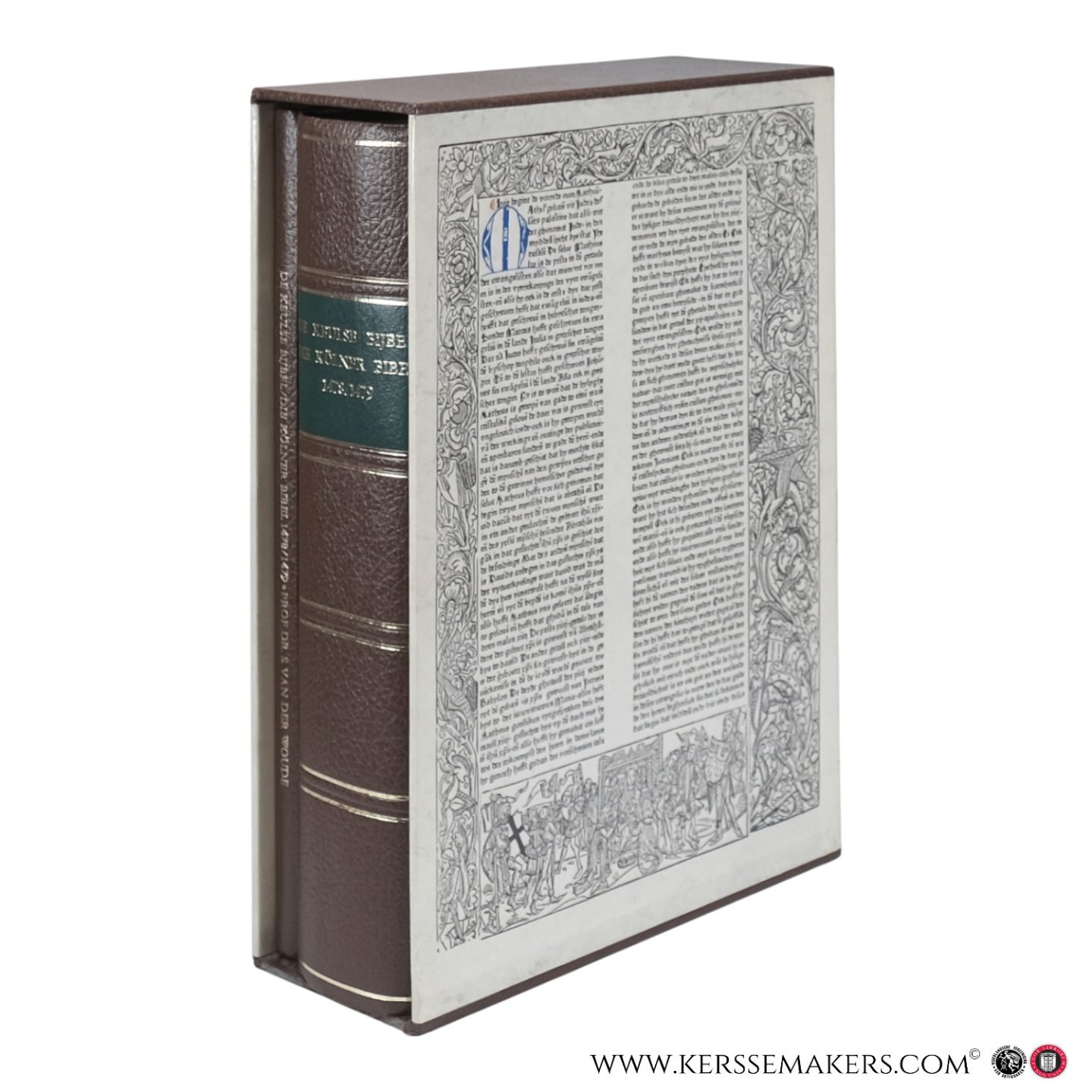 Van der Woude, S. - De Keulse Bijbel / Die Kölner Bibel 1478/1479. In het licht der historie. Facsimile + Inleiding.