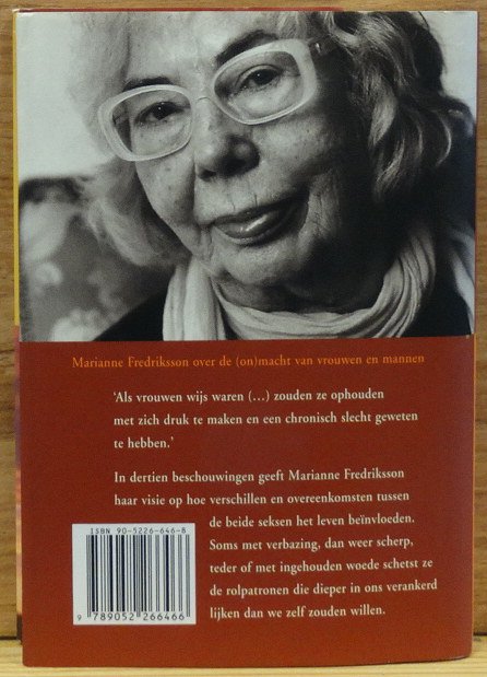 Fredriksson, Marianne - Als vrouwen wijs waren / beschouwingen