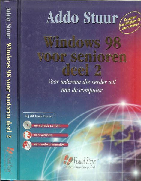 Stuur Addo .. Haagsma Willemien Studio Omslag ontwerp - Addo Stuur Windows 98 voor senioren - Voor iedereen die op latere leeftijd met de computer aan de slag wil