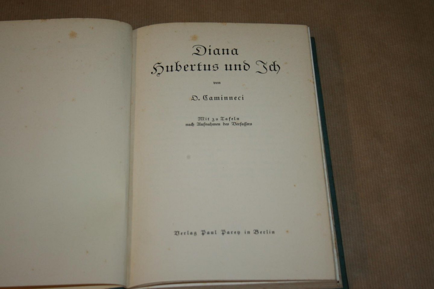 D. Caminneci - Diana, Hubertus und Ich