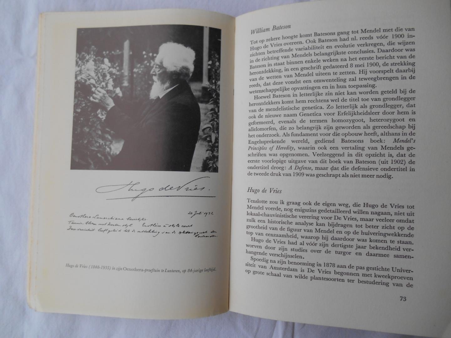 Symposium teksten Honderd jaar Mendel 1965 - Honderd jaar Mendel