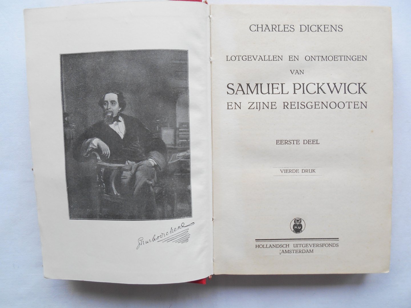 Dickens, Charles - Lotgevallen en ontmoetingen van Samuel Pickwick en zijne reisgenooten. Twee delen.