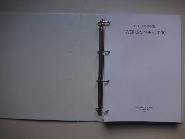 Kool, George. - George Kool. Werken 1965-2000.