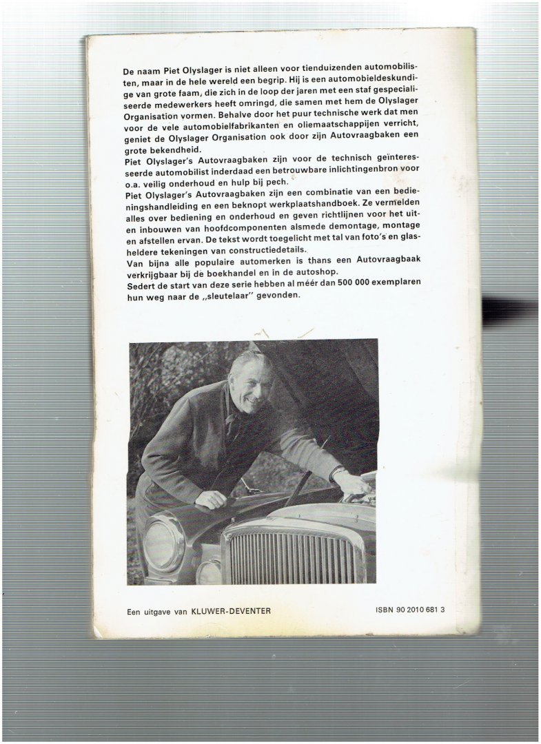 Olyslager - Vraagbaak ford taunus / 12 m, 15m. - ts-xl-rs 1967-69 / druk 2