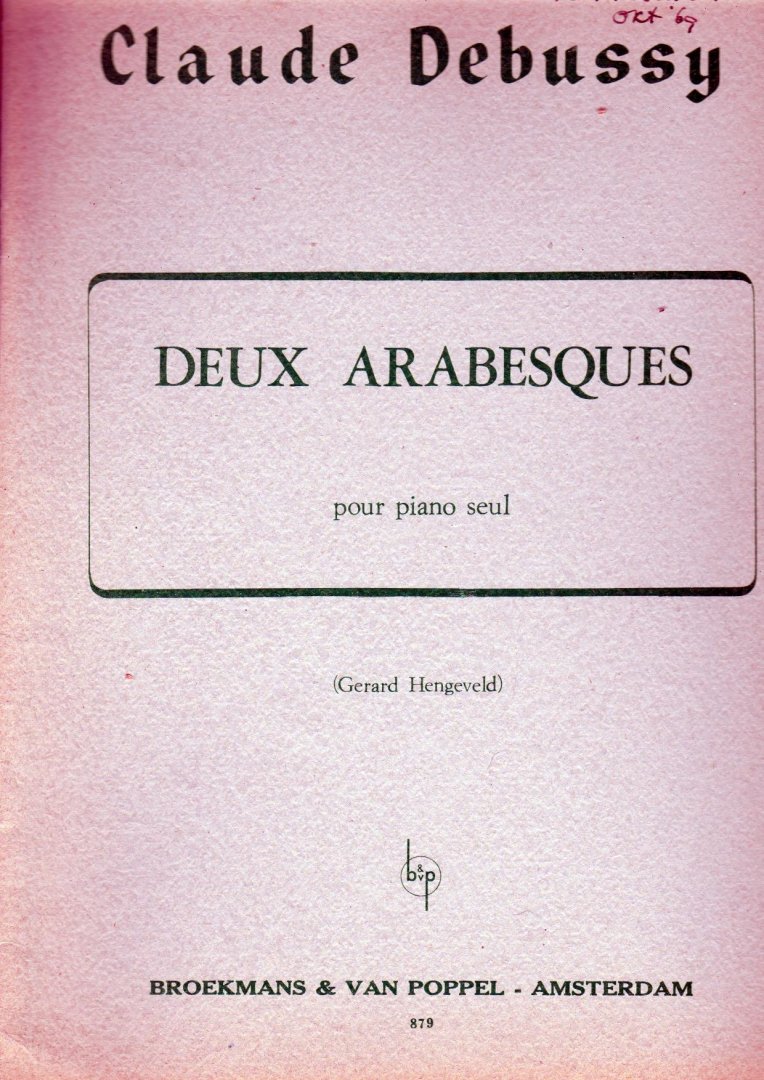 Debussy Claude - Deux Arabesques pour piano seul